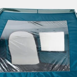 Quechua 8 Man Tent With Poles - Arpenaz 8.4 -Camping Sales Shop k5523d39814965a19222a852d2b81c848