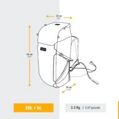 WOMEN’S TRAVEL TREKKING BACKPACK TRAVEL 900 50+6 L WITH SUITCASE OPENING 16 WOMEN’S TRAVEL TREKKING BACKPACK TRAVEL 900 50+6 L WITH SUITCASE OPENING -Camping Sales Shop k00098c9abe81ff0b556ccc914d17294b 1