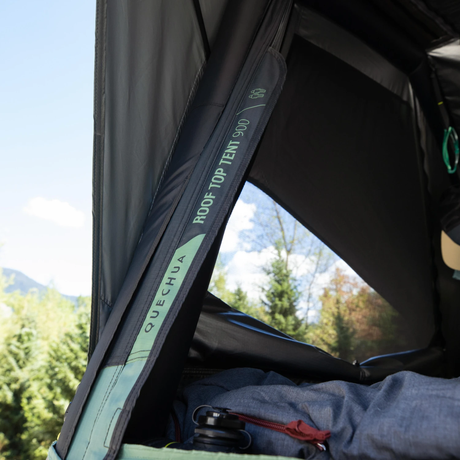 Quechua INFLATABLE ROOF TENT MH900 FRESH & BLACK 2 PERSON 20 Quechua INFLATABLE ROOF TENT MH900 FRESH & BLACK 2 PERSON - Image 20