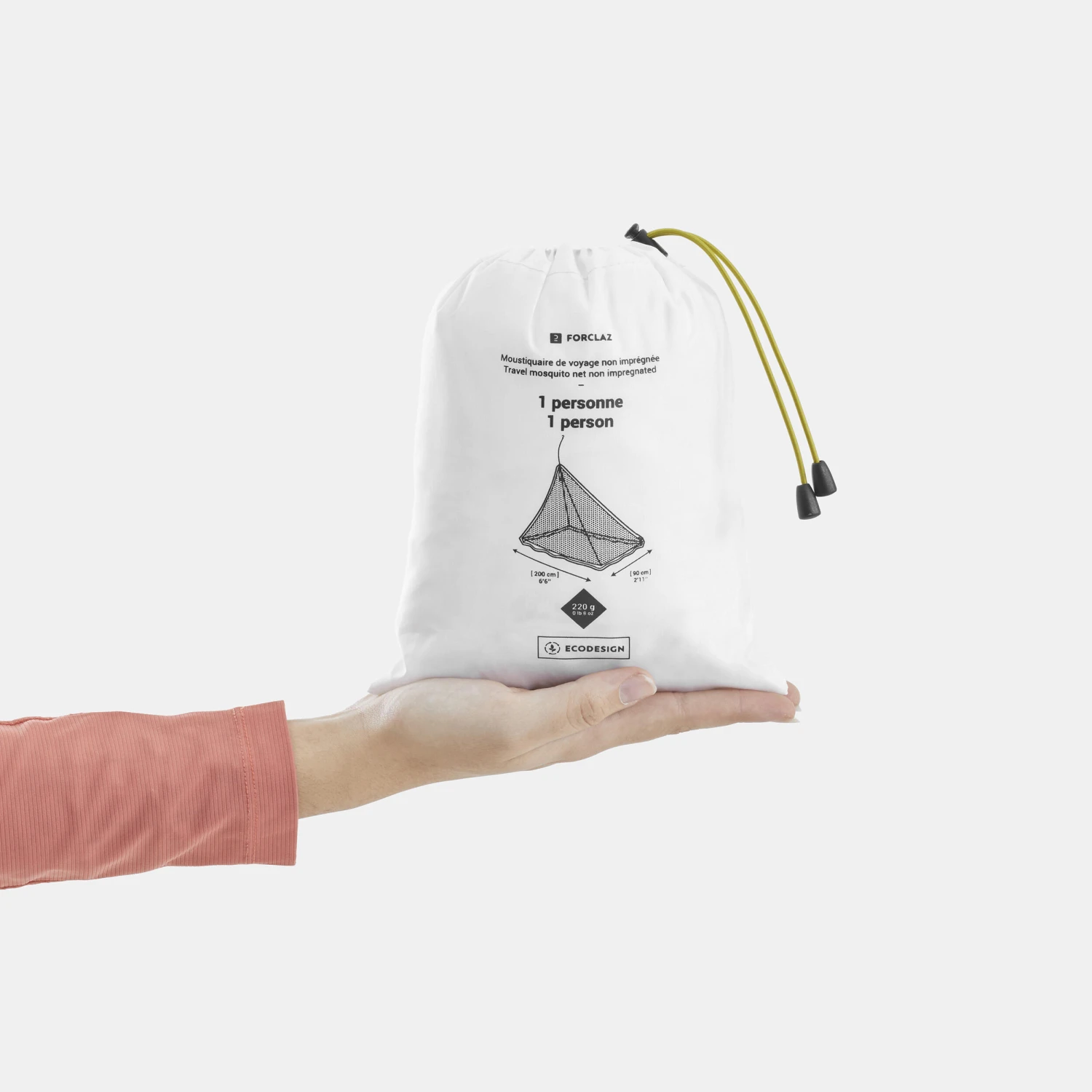 Untreated Travel Mosquito Net - 1 Person 6 Untreated Travel Mosquito Net - 1 Person - Image 6