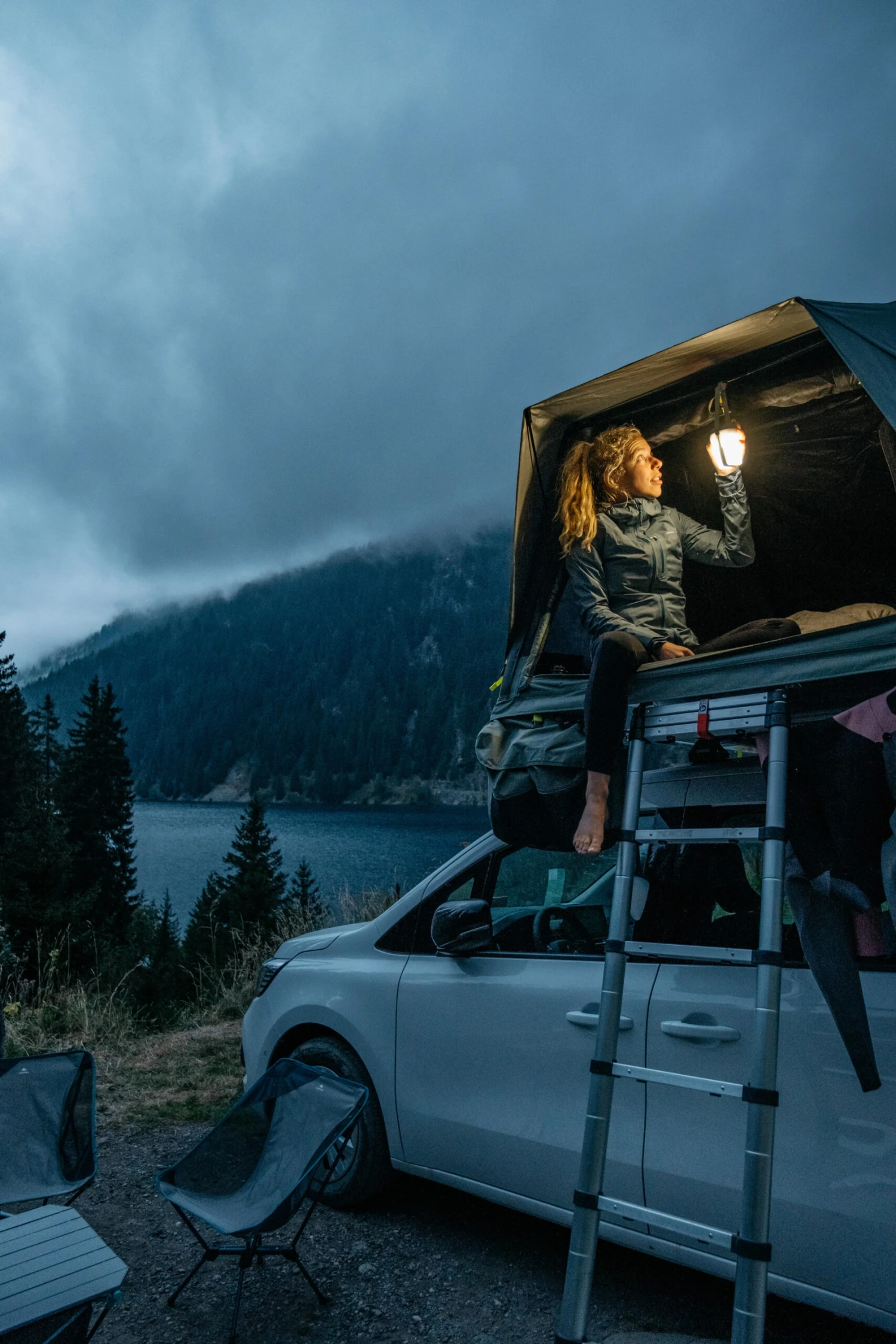 Quechua INFLATABLE ROOF TENT MH900 FRESH & BLACK 2 PERSON 11 Quechua INFLATABLE ROOF TENT MH900 FRESH & BLACK 2 PERSON - Image 11