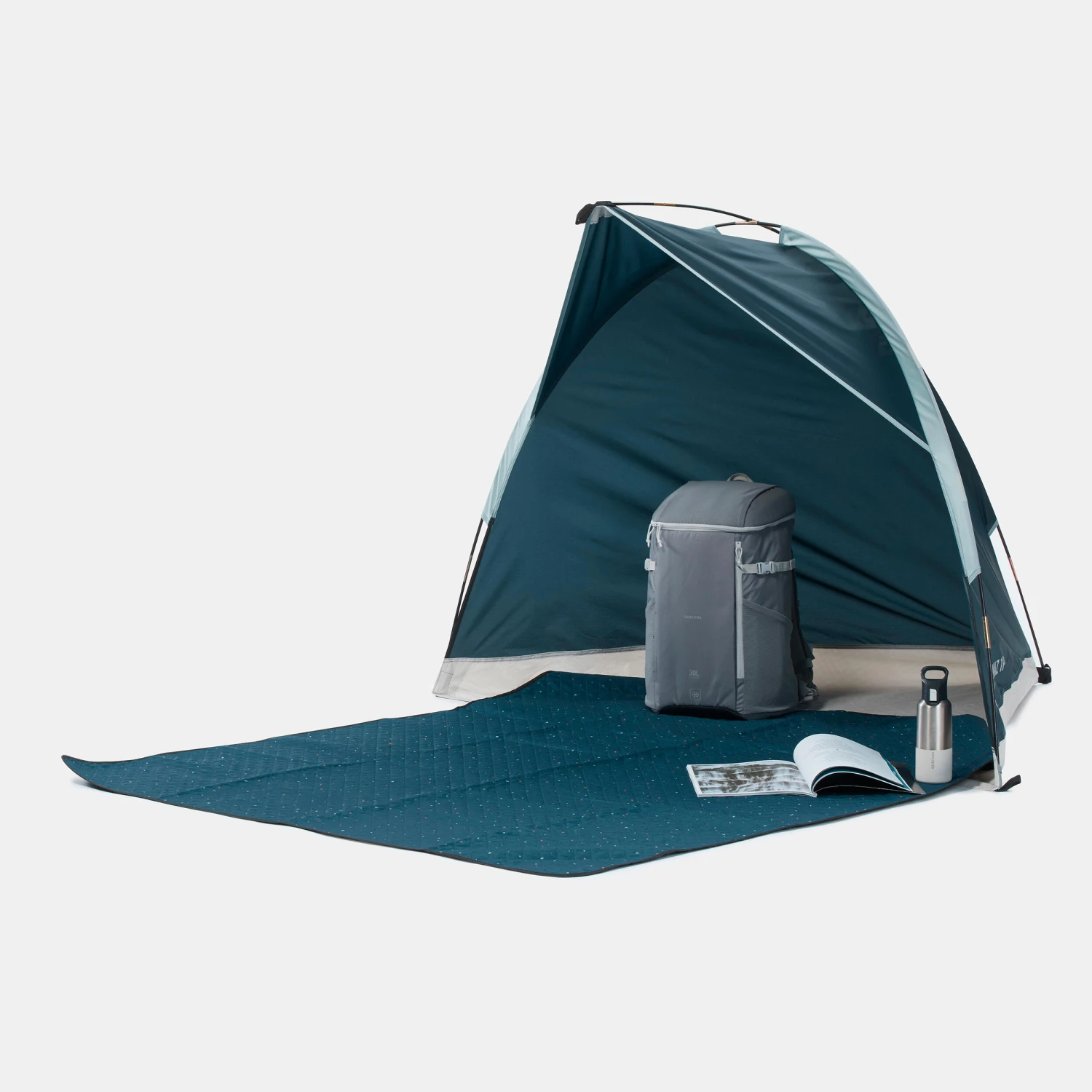 Quechua Camping Shelter With Poles - 1 Person 3 Quechua Camping Shelter With Poles - 1 Person - Image 3