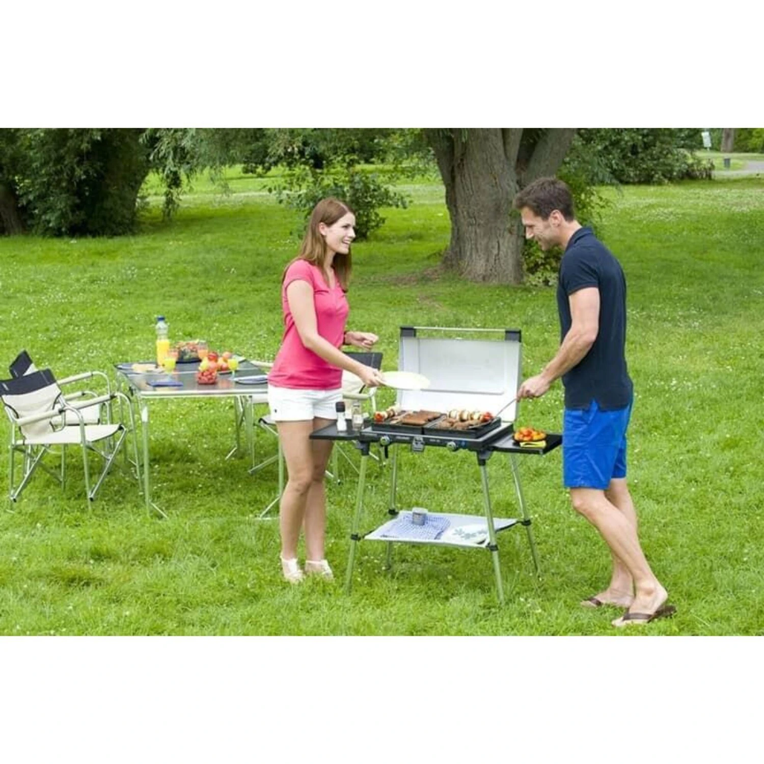 Campingaz Series 600 SG Double Burner & Grill With Stand 5 Campingaz Series 600 SG Double Burner & Grill With Stand - Image 5
