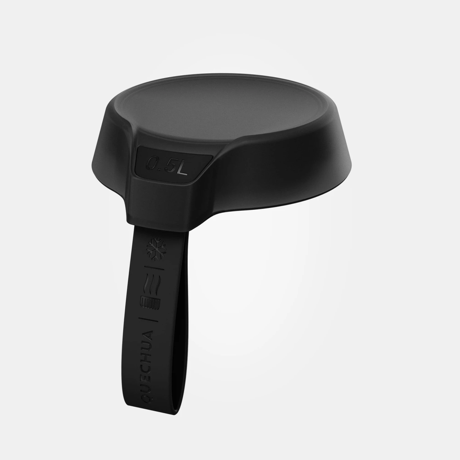 Quechua Stainless Steel Isothermal Food Box For Hiking MH500 0.5 L Black 4 Quechua Stainless Steel Isothermal Food Box For Hiking MH500 0.5 L Black - Image 4