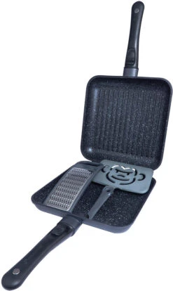 RidgeMonkey Connect Pan & Griddle XXL Granite Edition (RM781) -Camping Sales Shop k8ab763671cb8738260db4e14bea35588
