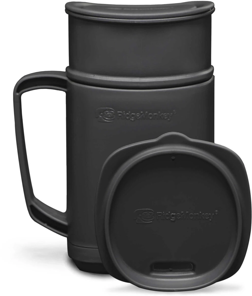 RidgeMonkey ThermoMug DLX Brew Set Grey (RM550) 3 RidgeMonkey ThermoMug DLX Brew Set Grey (RM550) - Image 3