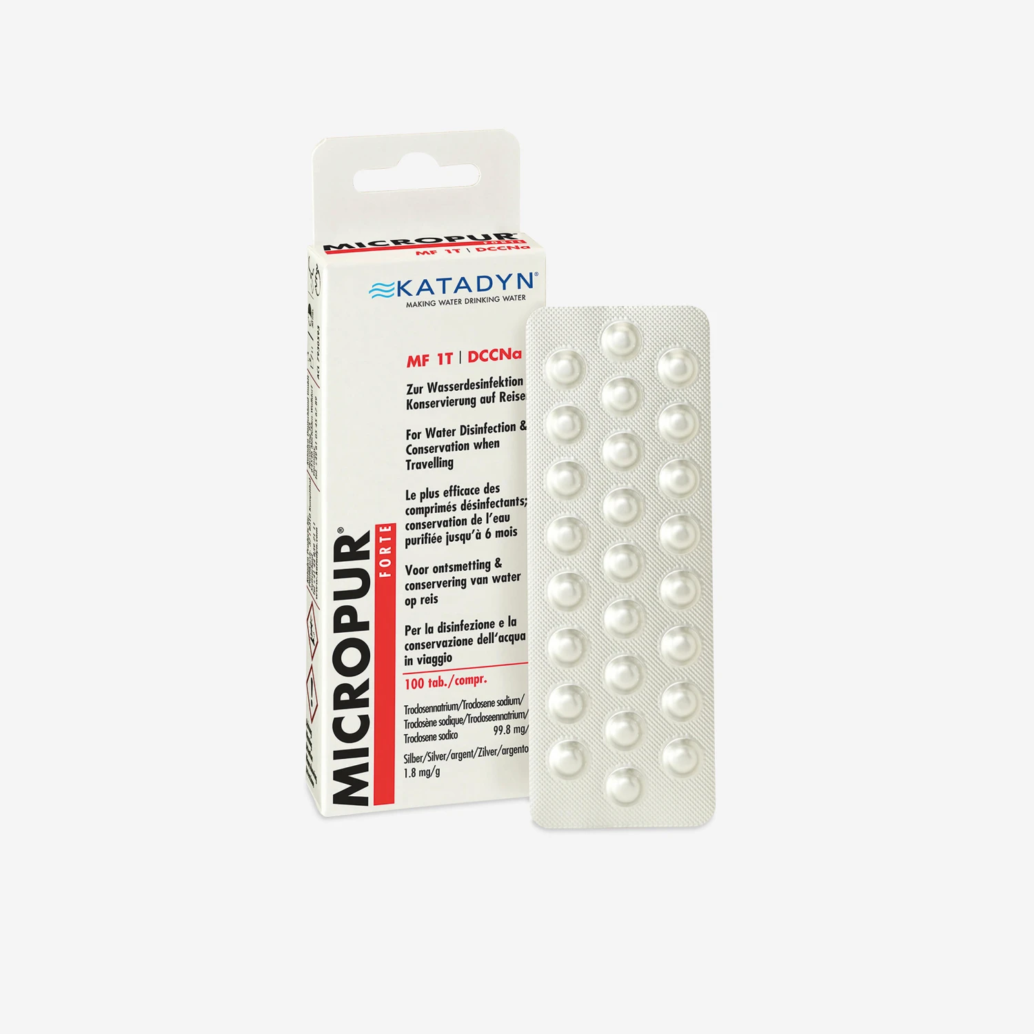 Katadyn Water Purifying Tablets X100 1 Katadyn Water Purifying Tablets X100