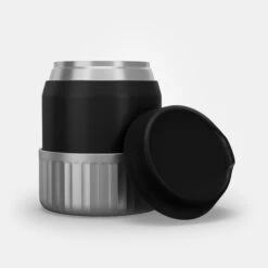 Quechua Stainless Steel Isothermal Food Box For Hiking MH500 0.8 L With Bowl Black -Camping Sales Shop ka2e12d4fd47de5b6c38e2f06a732e432