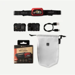 RECHARGEABLE HEADLAMP - 600 LUMENS -Camping Sales Shop kb8407c51adf5a52666fb6c20083cbffe