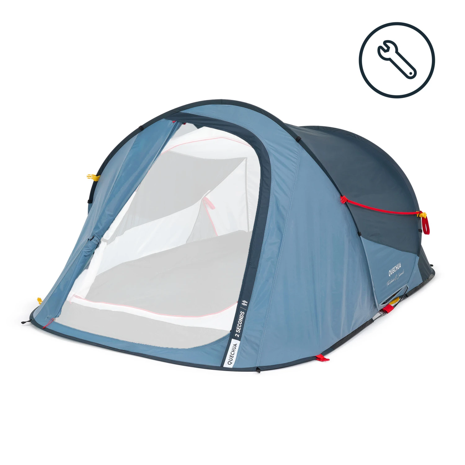 Quechua FLYSHEET - SPARE PART FOR THE 2 SECONDS 2 PERSON TENT 1 Quechua FLYSHEET - SPARE PART FOR THE 2 SECONDS 2 PERSON TENT