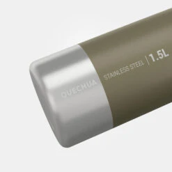 Quechua Stainless Steel Hiking Flask With Screw Cap MH100 1.5 L Khaki 12 Quechua Stainless Steel Hiking Flask With Screw Cap MH100 1.5 L Khaki -Camping Sales Shop ke00fb3c1718e1f1884a8d1ed33b7a366