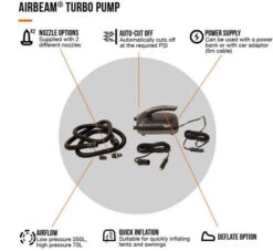 Vango Airbeam Turbo Pump - Powered Via 12V DC Car Supply 6 Vango Airbeam Turbo Pump - Powered Via 12V DC Car Supply -Camping Sales Shop ke0bb534e814b80abd1e92b7141443164
