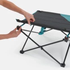 Quechua LOW FOLDING CAMPING TABLE MH100 Grey -Camping Sales Shop ke3174b1a935714b65fc9871b034221d1