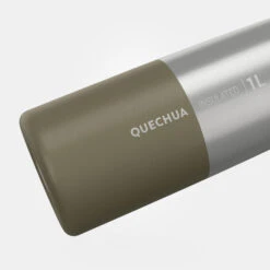 Quechua Isothermal Stainless Steel Hiking Flask MH500 1 L Khaki -Camping Sales Shop kfc087bfedafce36589929ca3f8547368